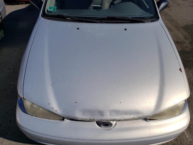 1Y1SK52851Z401698 - 2001 CHEVROLET GEO PRIZM BASE SILVER photo 11