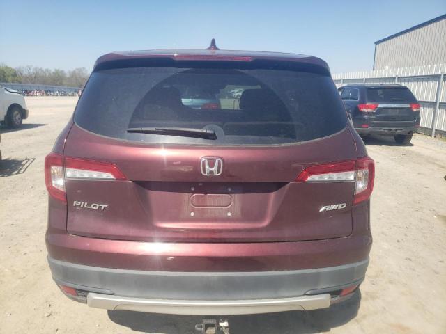 5FNYF6H32KB097547 - 2019 HONDA PILOT EX BURGUNDY photo 6