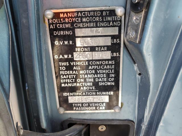 SRB15756 - 1973 ROLLS-ROYCE SIL SHADOW BLUE photo 12