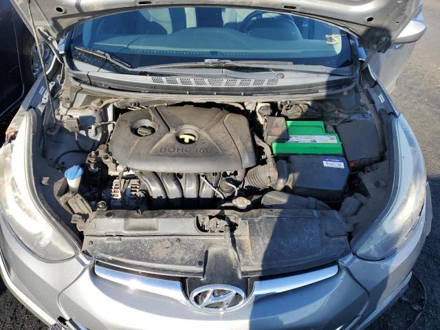 KMHDH4AE9EU183311 - 2014 HYUNDAI ELANTRA SE GRAY photo 11