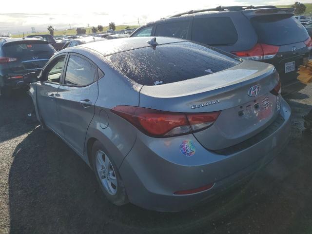 KMHDH4AE9EU183311 - 2014 HYUNDAI ELANTRA SE GRAY photo 2