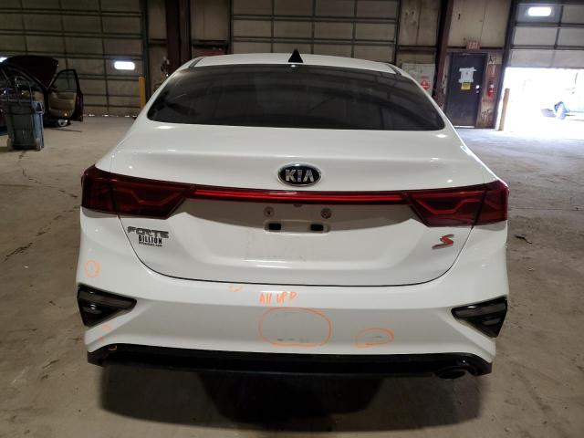 3KPF34AD7KE006138 - 2019 KIA FORTE GT LINE WHITE photo 6