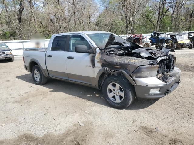 1D7RB1CT9AS144817 - 2010 DODGE RAM 1500 SILVER photo 4