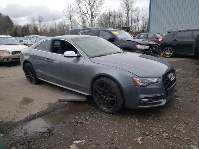 WAUCGAFR9DA072316 - 2013 AUDI S5 PREMIUM PLUS ნაცრისფერი ფოტო 4