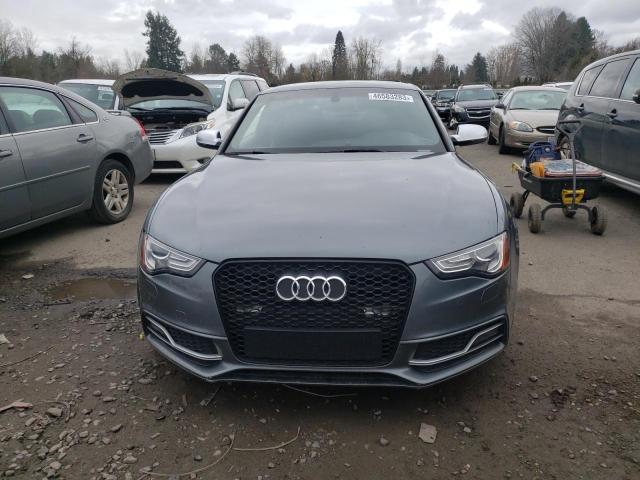 WAUCGAFR9DA072316 - 2013 AUDI S5 PREMIUM PLUS ნაცრისფერი ფოტო 5