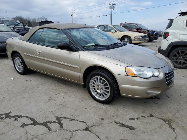 1C3EL55R84N160920 - 2004 CHRYSLER SEBRING LXI GOLD photo 4