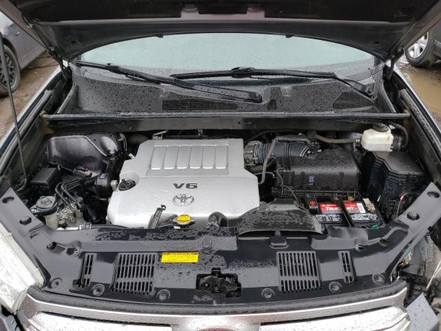 5TDBK3EH6CS147766 - 2012 TOYOTA HIGHLANDER BASE Графитовый фото 12