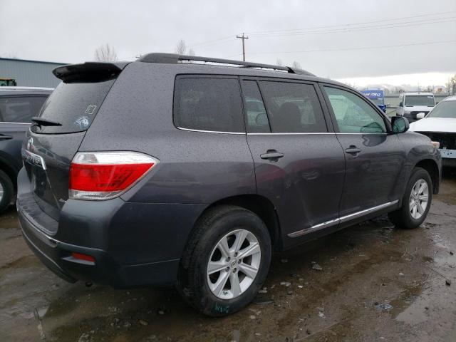 5TDBK3EH6CS147766 - 2012 TOYOTA HIGHLANDER BASE Графитовый фото 3