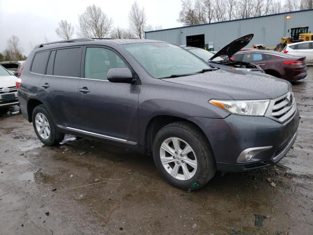 5TDBK3EH6CS147766 - 2012 TOYOTA HIGHLANDER BASE Графитовый фото 4