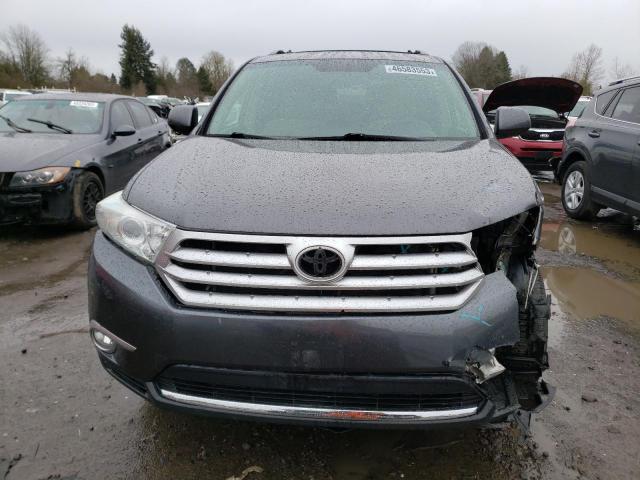 5TDBK3EH6CS147766 - 2012 TOYOTA HIGHLANDER BASE Графитовый фото 5