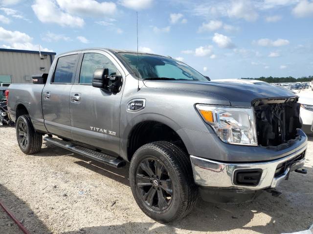 1N6BA1F34JN523455 - 2018 NISSAN TITAN XD S GRAY photo 4