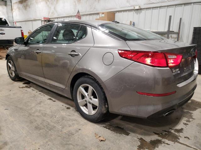 5XXGM4A73FG415584 - 2015 KIA OPTIMA LX GRAY photo 2