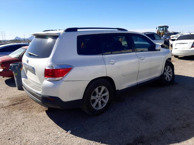 5TDZK3EH3CS062723 - 2012 TOYOTA HIGHLANDER BASE Ақ фото 3