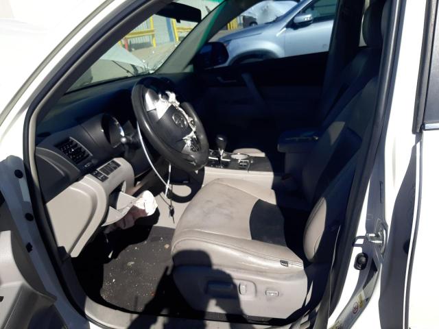 5TDZK3EH3CS062723 - 2012 TOYOTA HIGHLANDER BASE Ақ фото 7