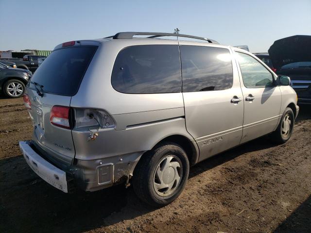 4T3ZF13C91U365517 - 2001 TOYOTA SIENNA LE SILVER photo 3