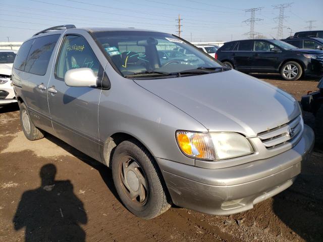 4T3ZF13C91U365517 - 2001 TOYOTA SIENNA LE SILVER photo 4