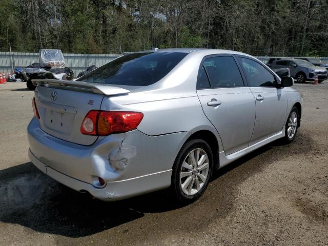 1NXBU40E39Z122210 - 2009 TOYOTA COROLLA BASE SILVER photo 3