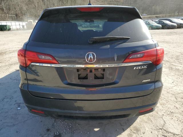 5J8TB4H32EL001073 - 2014 ACURA RDX GRAY photo 6