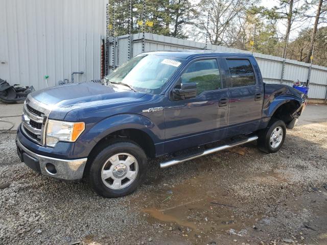 1FTEW1CM0DFD89671 - 2013 FORD F150 SUPERCREW BLUE photo 1