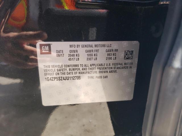 1G4ZP5SZ4JU112706 - 2018 BUICK LACROSSE ESSENCE BLACK photo 12