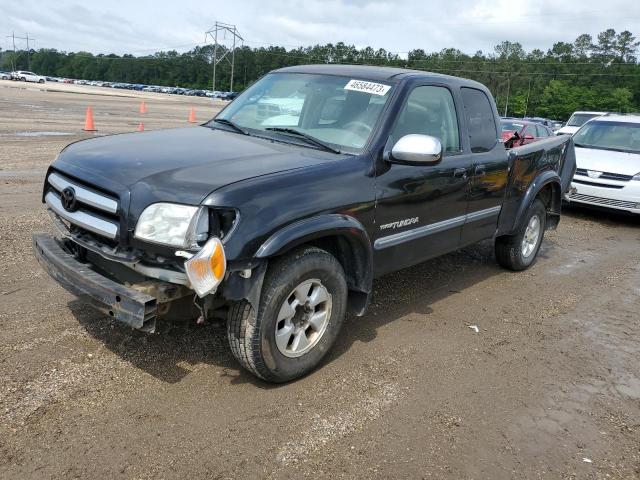 5TBRU34185S443459 - 2005 TOYOTA TUNDRA ACCESS CAB SR5 BLACK photo 1
