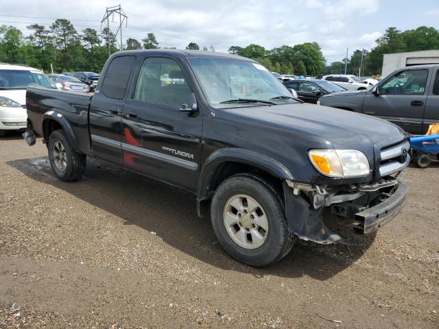 5TBRU34185S443459 - 2005 TOYOTA TUNDRA ACCESS CAB SR5 BLACK photo 4