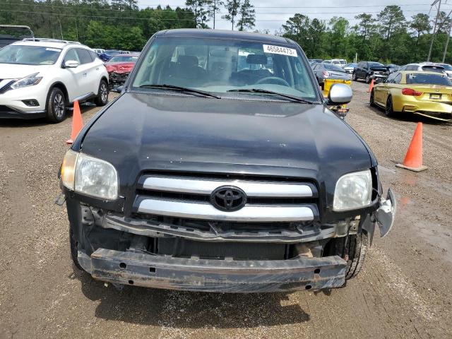 5TBRU34185S443459 - 2005 TOYOTA TUNDRA ACCESS CAB SR5 BLACK photo 5