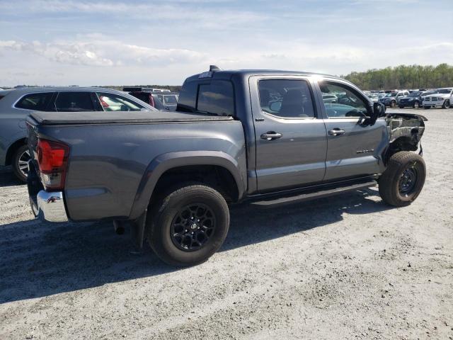 3TMCZ5AN2NM463739 - 2022 TOYOTA TACOMA DOUBLE CAB GRAY photo 3