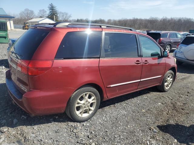 5TDBA22C25S043624 - 2005 TOYOTA SIENNA XLE BURGUNDY photo 3