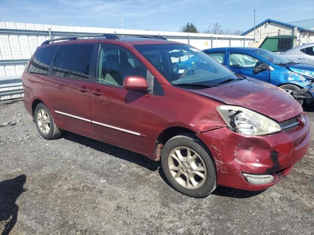 5TDBA22C25S043624 - 2005 TOYOTA SIENNA XLE BURGUNDY photo 4