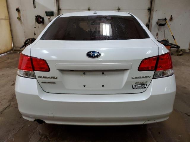 4S3BMBH64E3009694 - 2014 SUBARU LEGACY 2.5I SPORT WHITE photo 6