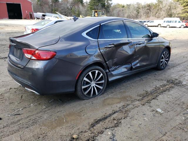 1C3CCCEG7FN686985 - 2015 CHRYSLER 200 C GRAY photo 3