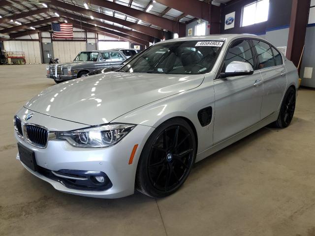 WBA8E1C5XHK479865 - 2017 BMW 330E ვერცხლისფერი ფოტო 1