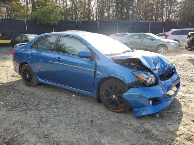 2T1BU4EE5AC271149 - 2010 TOYOTA COROLLA BASE BLUE photo 4