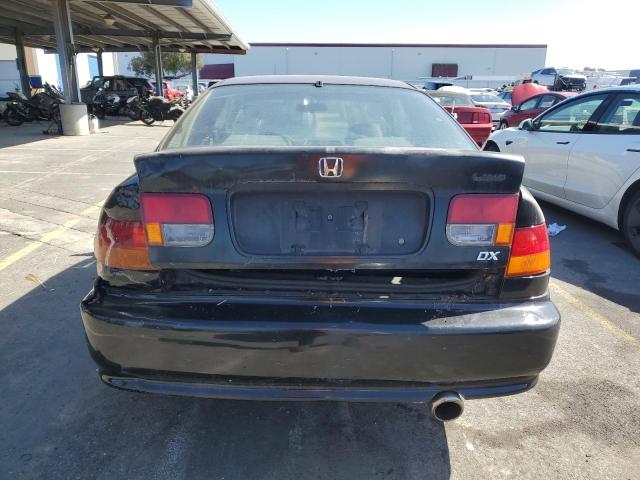 1HGEJ6221YL094969 - 2000 HONDA CIVIC DX BLACK photo 6