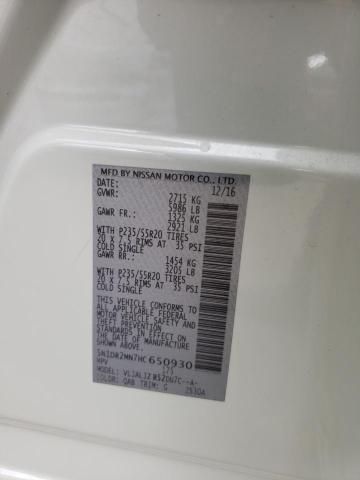 5N1DR2MN7HC650930 - 2017 NISSAN PATHFINDER S Ağ foto 13