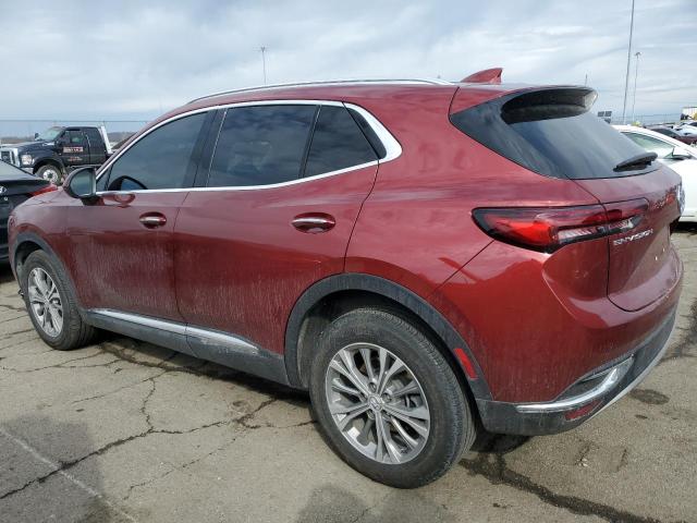 LRBAZLR47ND162627 - 2022 BUICK ENVISION PREFERRED RED photo 2