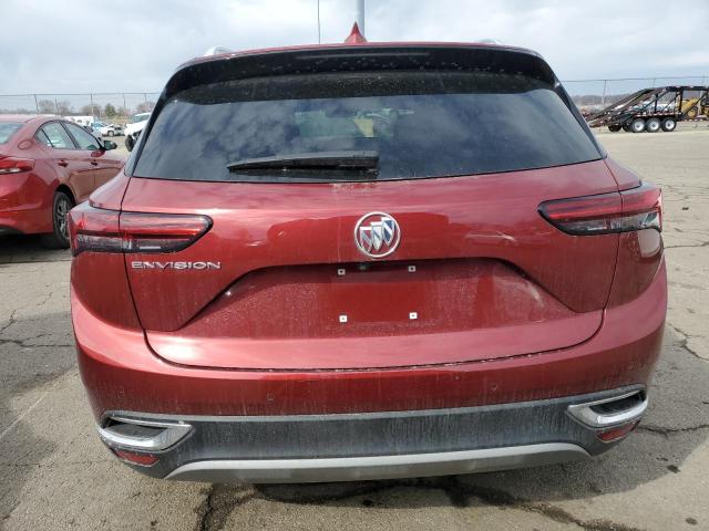 LRBAZLR47ND162627 - 2022 BUICK ENVISION PREFERRED RED photo 6