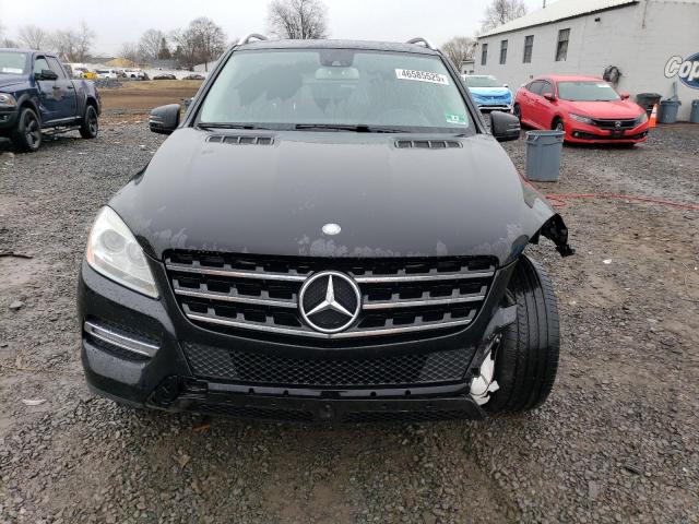 4JGDA5HBXEA355143 - 2014 MERCEDES-BENZ ML 350 4MATIC BLACK photo 5
