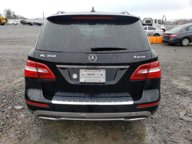 4JGDA5HBXEA355143 - 2014 MERCEDES-BENZ ML 350 4MATIC BLACK photo 6