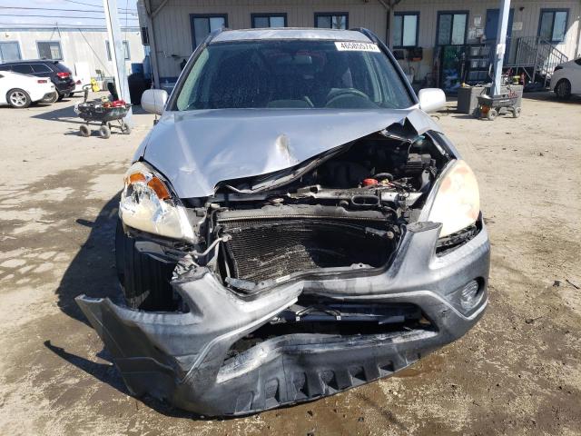 JHLRD78816C029659 - 2006 HONDA CR-V EX SILVER photo 5