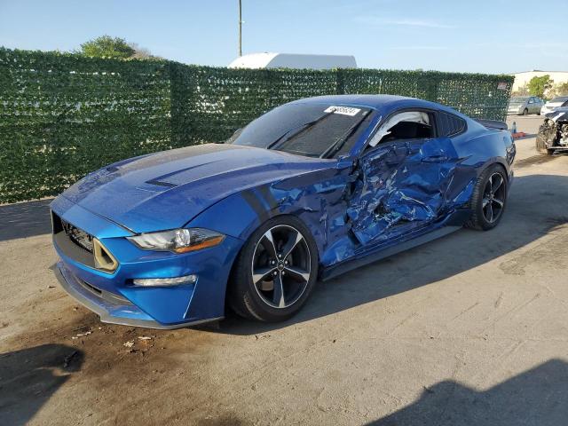 1FA6P8TH9J5116622 - 2018 FORD MUSTANG BLUE photo 1