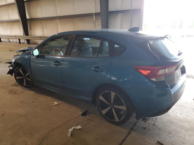 4S3GTAM67K3755156 - 2019 SUBARU IMPREZA SPORT BLUE photo 2