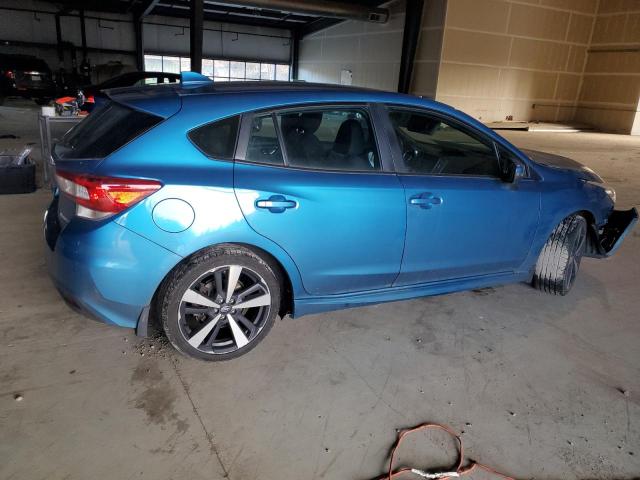 4S3GTAM67K3755156 - 2019 SUBARU IMPREZA SPORT BLUE photo 3