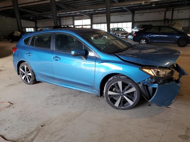 4S3GTAM67K3755156 - 2019 SUBARU IMPREZA SPORT BLUE photo 4