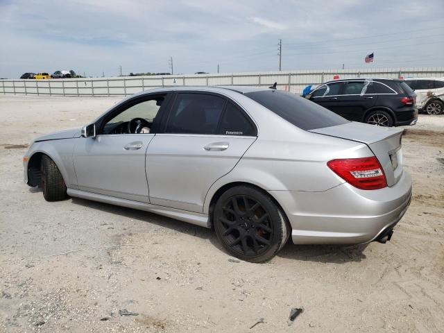 WDDGF4HB2EA953665 - 2014 MERCEDES-BENZ C 250 SILVER photo 2