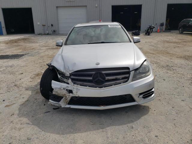 WDDGF4HB2EA953665 - 2014 MERCEDES-BENZ C 250 SILVER photo 5