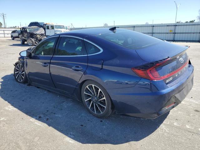 5NPEJ4J28LH006663 - 2020 HYUNDAI SONATA SEL PLUS BLUE photo 2