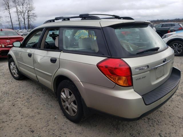 4S4BP61C157343376 - 2005 SUBARU LEGACY OUTBACK 2.5I GOLD photo 2