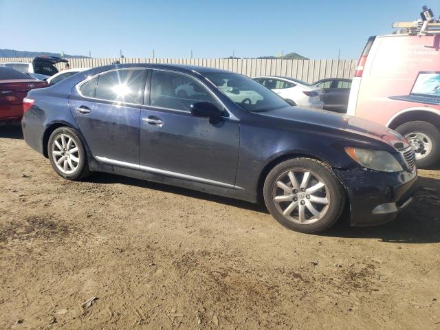 JTHBL46F375043696 - 2007 LEXUS LS 460 BLUE photo 4